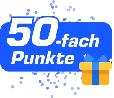 50-fach Punkte in der App